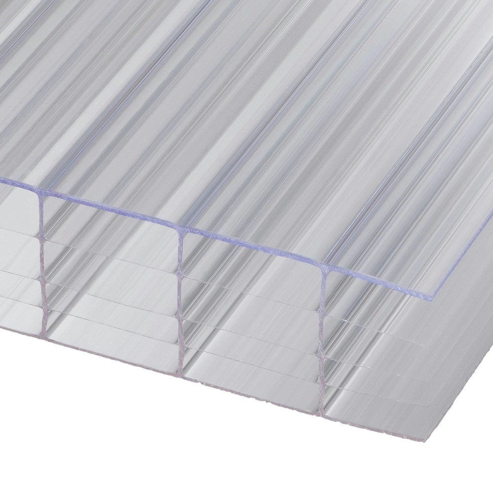  Polycarbonate  Sheet 25mm Five Wall Clear Sizes up to 