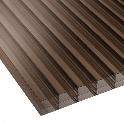 16mm Bronze Tinted Triple Polycarbonate - Perfect For Garden Structures