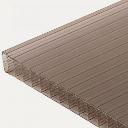 25mm Bronze Multiwall Polycarbonate - Enclosed Garden Buildings