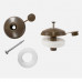Polycarbonate Fixing Buttons - 10mm, 16mm, 25mm | White, Grey, Brown