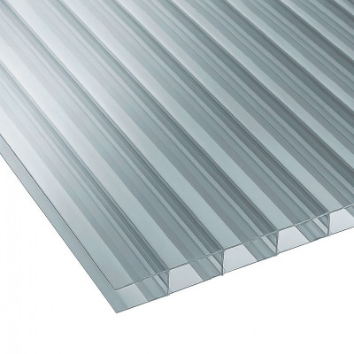 10mm Clear Twinwall Polycarbonate - Maximum Light Transmission