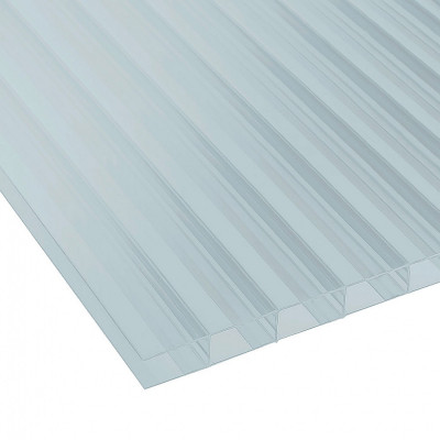 10mm Opal Twinwall Polycarbonate - Diffused Light & Heat
